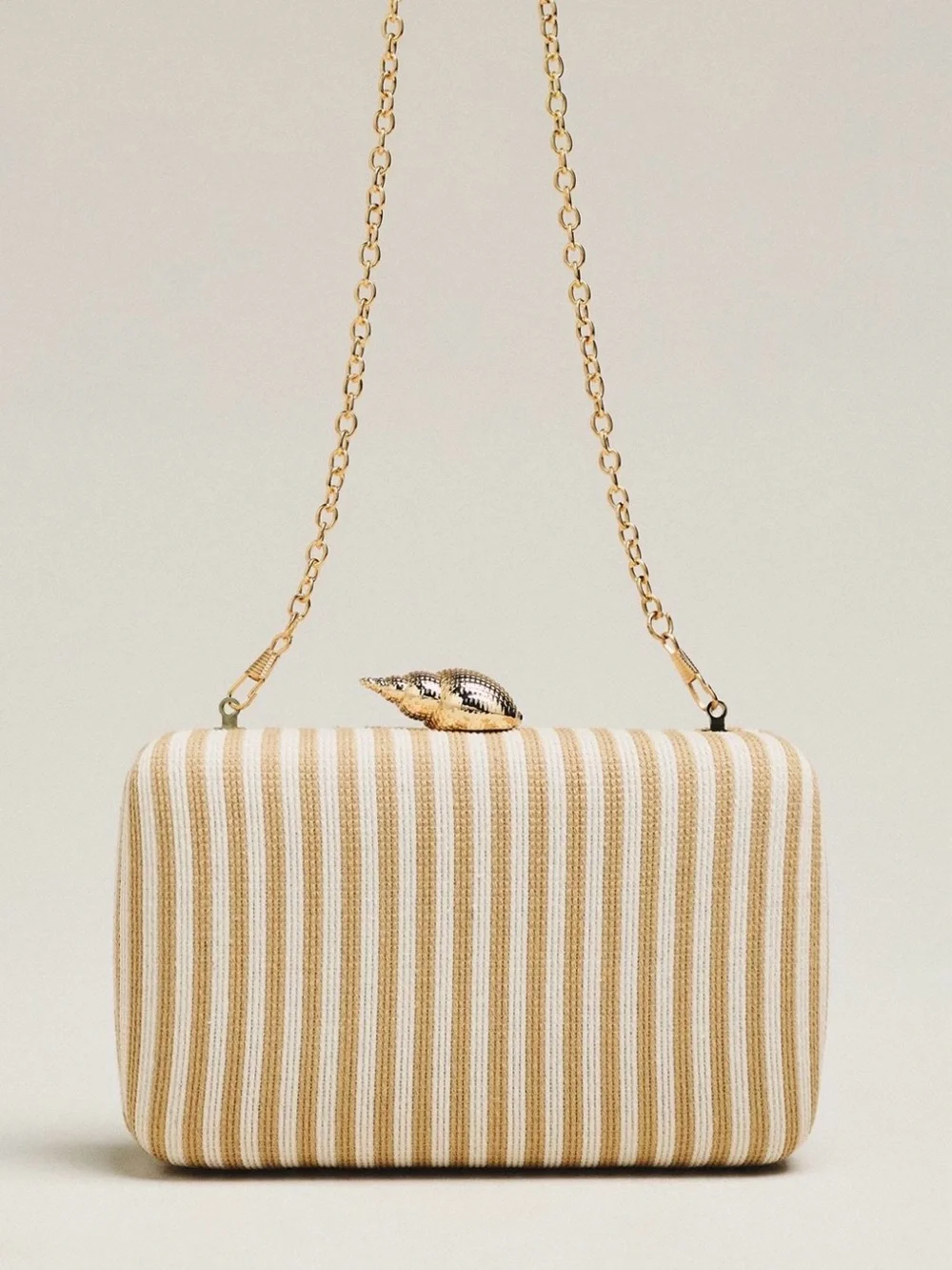 Anthropologie Shiraleah Shell Icon Clutch and Crossbody. Brand new!